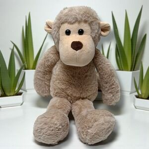 Apricot Lamb Plush Monkey Stuffed Animal Soft Brown Toy Kids Gift